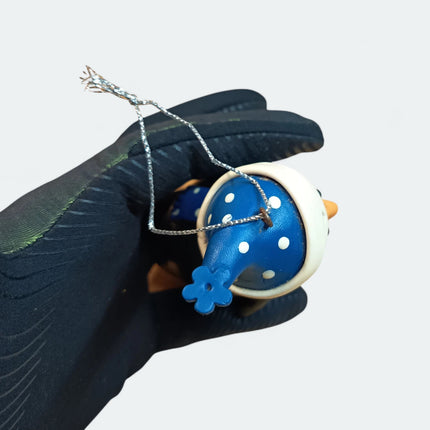 Penguin with Winter Scarf & Hat – 3.5" Resin Christmas Ornament (Pre-Owned)