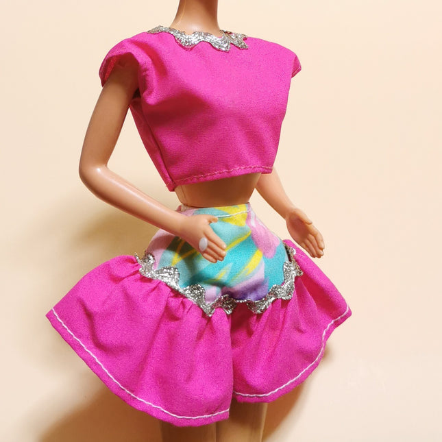 Mattel 1993 Hot Pink Top & Shorts – Paint N Dazzle (Pre-Owned)