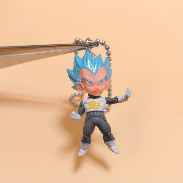 Dragon Ball Super UDM VEGETA KEYCHAIN 1.5" Mini Figure Swing Toy Collectible