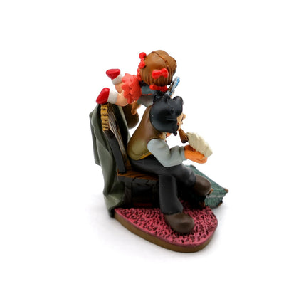 Osamu Tezuka Black Jack & Pinoko – 2.5" Miniature Scene (Kaiyodo, Pre-Owned)