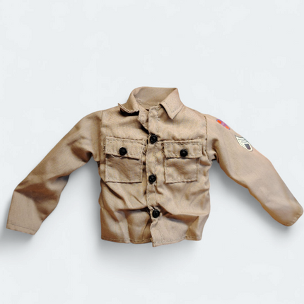 1/6 Scale WW2 US Army 30h Beige Shirt Top – for 12" Soldier (Pre-Owned)