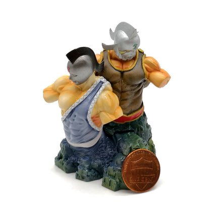 Kinnikman Ultimate Muscle GOD OF WAR & PEACE 3" Mini Figure Anime Toy Gold Mask