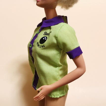 Mattel Barbie Neon Green Bowling Top – 1/6 Scale (Pre-Owned)