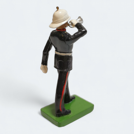 Britains ROYAL MARINE BUGLER Soldier 2.5" DIECAST PAINTED Mini Figure Toy 1986