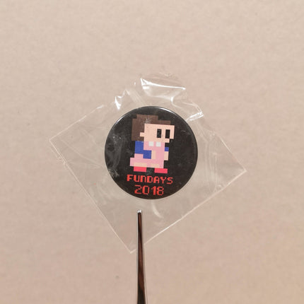 Funko Pop Stranger Things ELEVEN 8-bit PIN BUTTON 1.25" Mini BADGE Funday 2018