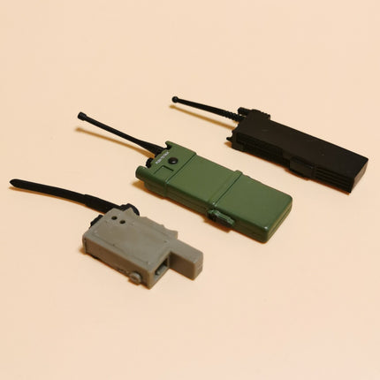 1/6 Scale Walkie Radio – Lot of 3 for 12" Figure (Pre-Owned)