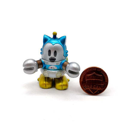 Baby Pete Popotto 1.5" Metallic Mini Figure – Disney-Style Robot (Pre-Owned)