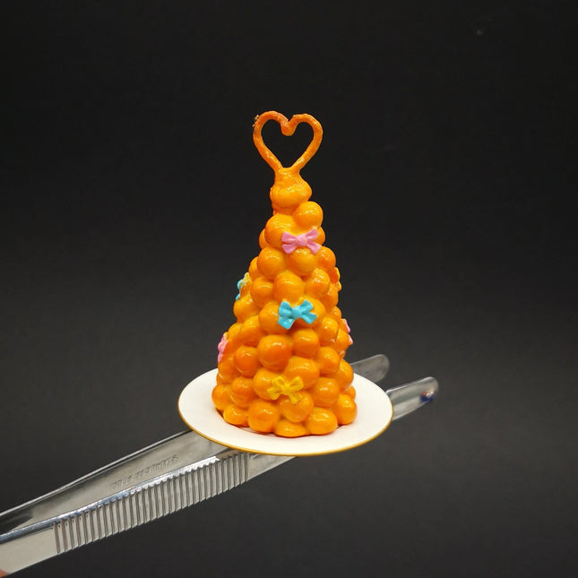 Re-Ment Miniature Croquembouche Cream Puffs Cake – Party Dessert (Pre-Owned)