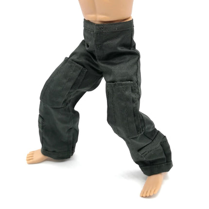 1/6 Scale Gray Cargo Pants with Knee Pocket – Soldier Clothes (Pre-Owned)