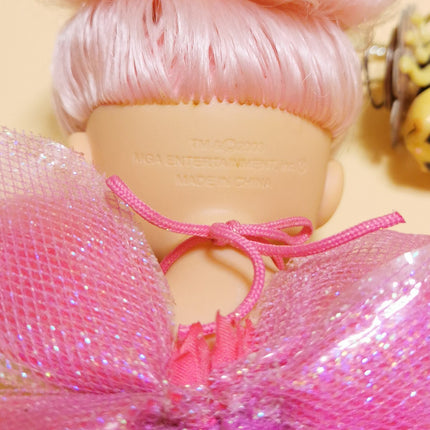 MGA Entertainment 2004 Flower Fairies 7" Rose Doll with Pet Bee Comb (Pre-Owned)