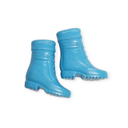 Barbie Doll Blue Hiking Boots Sock Top Bootie Shoes – Fashion Avenue (Pre-Owned)