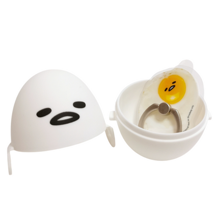 Sanrio Gudetama Lazy Egg Phone Ring Holder – 3" Figure (2016) (Pre-Owned)