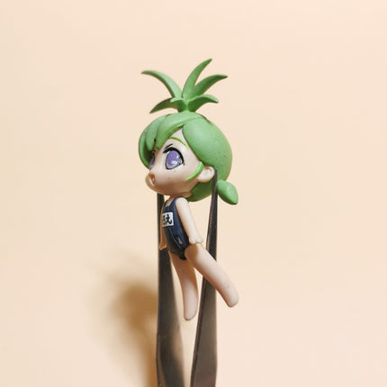 Binchou-tan Aroe in Blue Swimsuit 2" Mini Figure – Loose PVC Anime Toy (Pre-Owned)