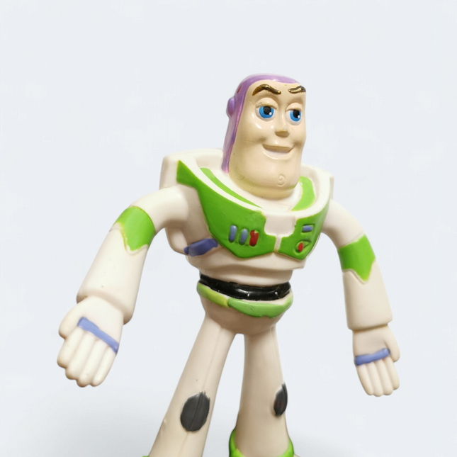 Toy Story Buzz Lightyear 4" Figure – Kellogg’s Cereal Toy (Fair, Pre-Owned)