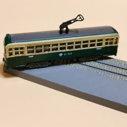 F-Toys 1/150 N Scale Painted Showa Toden Train – 3" Railroad Model (Pre-Owned)