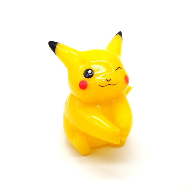 Pokemon Pikachu Sofubi Grip Grab – 3" PVC Figure (Banpresto 1998, Pre-Owned)