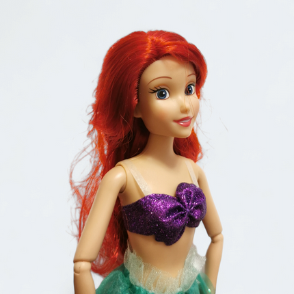 The Little Mermaid Ariel Doll with Flounder 12" – Disney Princess (Pre-Owned)