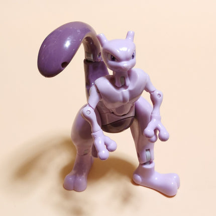 Pokemon Mewtwo Transforming Toy 4" Figure – Articulated (Rare, Pre-Owned)