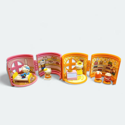 Hello Kitty Capsule Tower Houses – Cake Shop & Boutique (1.5", Rare, Pre-Owned)