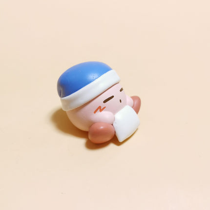 Nintendo Kirby Sleeping in Pajama Hot Spring – 1.5" Cake Topper (Pre-Owned)