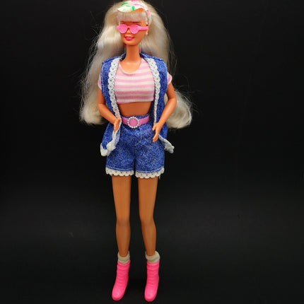 Mattel 1995 Barbie Strollin' Fun Full Outfit – Blonde Doll #13742 (Pre-Owned)