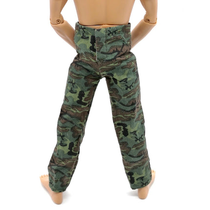 1/6 Scale Dark Green Camo Pants – Soldier Casual Clothes (Pre-Owned)