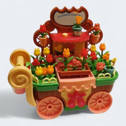 Magical Doremi Flower Garden Cart 5" Figure – Bandai (Damaged, Pre-Owned)