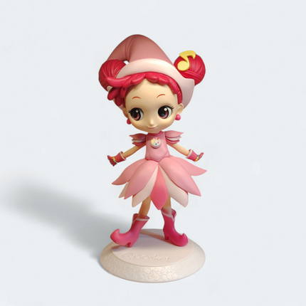 Ojamajo Magical Doremi Harukaze 6.5" Figure – Banpresto Qposket (Pre-Owned)