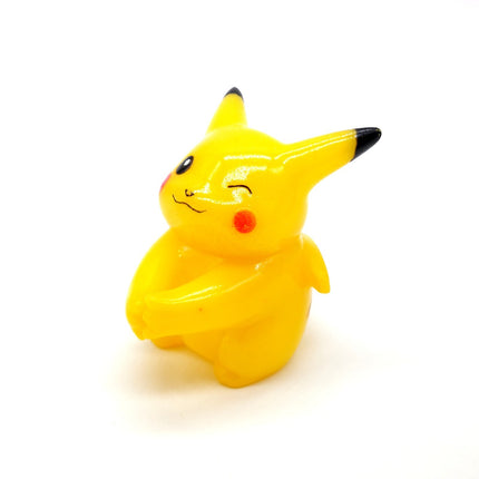 Pokemon Pikachu Sofubi Grip Grab – 3" PVC Figure (Banpresto 1998, Pre-Owned)