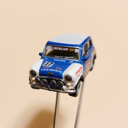 Hongwell 1/72 Blue Dunlop #17 Mini Cooper – Diecast Car (Pre-Owned)