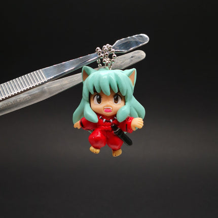 Inuyasha OSUWARITAI 1.5" Mini Figure KEYCHAIN CHARM Anime Toy Rumiko Takahashi