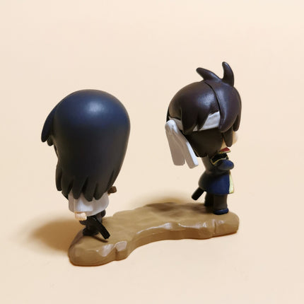 Bandai GINTAMA TAKASUGI & KATSURA 1.5" Mini Figure Anime Toy Collectible Loose