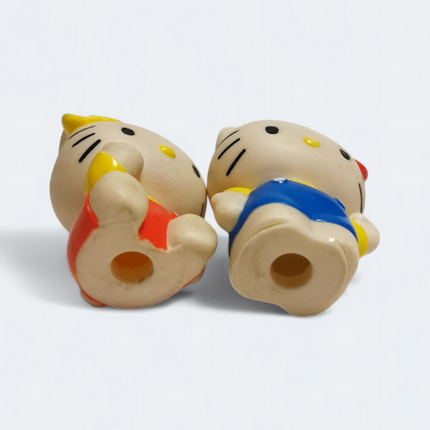 Sanrio Hello Kitty & Mimmy PVC Pencil Toppers – Lot of 2 (2000, Pre-Owned)