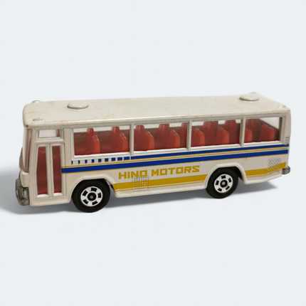 Vintage Tomica Hino Rainbow Skeleton Bus #41 White – 1/116 Diecast (Pre-Owned)