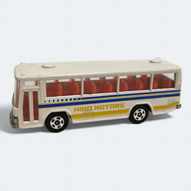 Vintage Tomica Hino Rainbow Skeleton Bus #41 White – 1/116 Diecast (Pre-Owned)