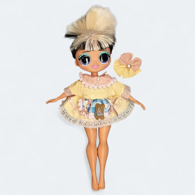 LOL OMG Doll Fashion Yellow Dress Dolly Outfit – 20cm Clothes (Pre-Owned)