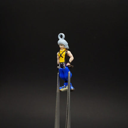 Kingdom Hearts Riku 1" Mini Figure Charm – Disney Japan (Pre-Owned)
