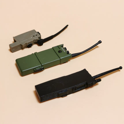 1/6 Scale Walkie Radio – Lot of 3 for 12" Figure (Pre-Owned)