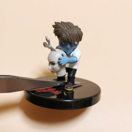 GHOST ZOMBIE HAIRDRESS 1.5" Mini Figure Weird Toy Careless of the Dead Takara