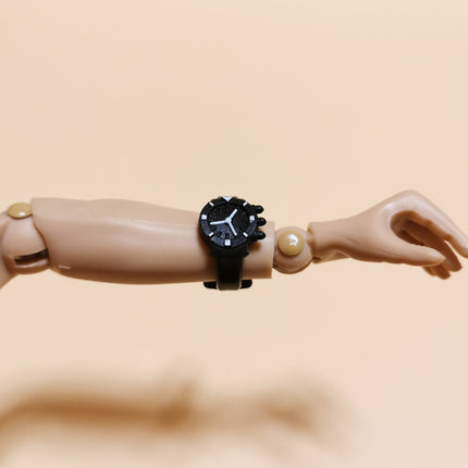 1/6 Scale Black Wristwatch – for 12" Action Figure (Pre-Owned)
