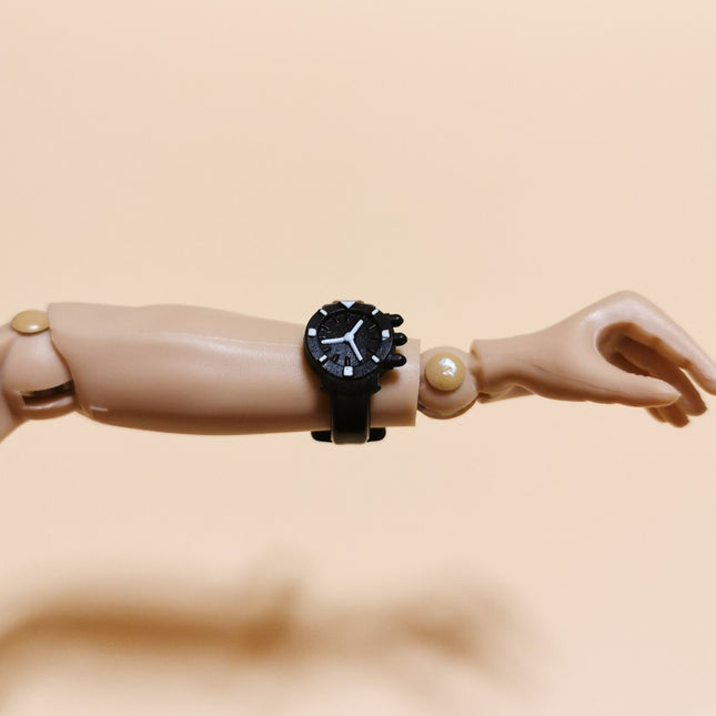 1/6 Scale Black Wristwatch – for 12" Action Figure (Pre-Owned)