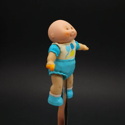 Vintage 1984 Cabbage Patch Kid BALD BABY 3.5" Figure Kid Birthday Cake Topper