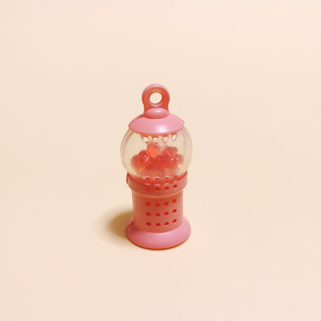 Miniature Pink Gumball Machine 1.5" Charm – Dollhouse Candy Toy (Pre-Owned)