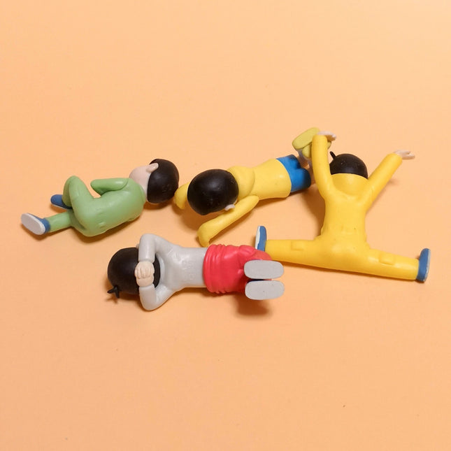 Osomatsu-san Puttito Cup-Rim Figures 1.5" – Lot of 4 (Pre-Owned)