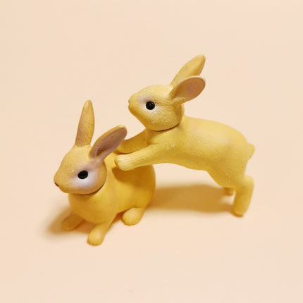 Rabbit Bunny 1.5" Mini Figure – Takara Tomy ANIA Dollhouse Animal (Pre-Owned)