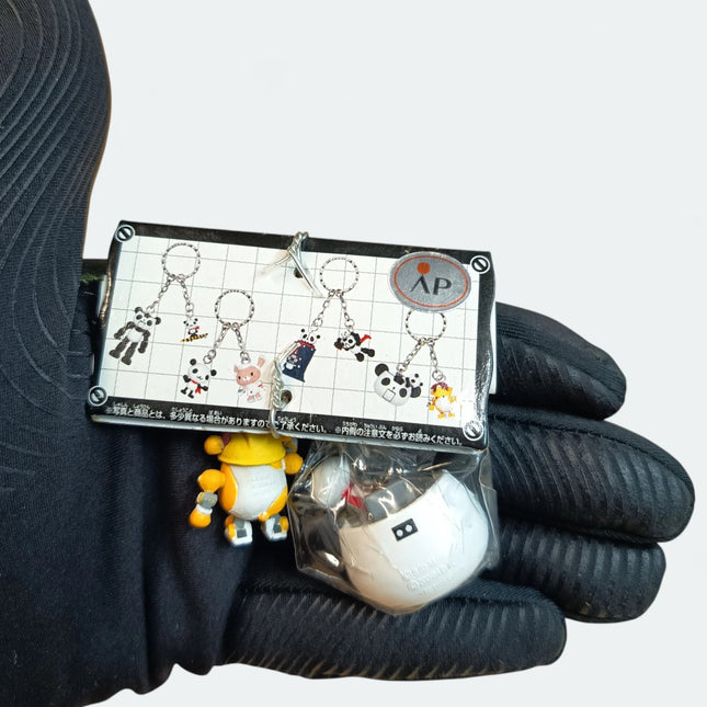 Robonimal PANDA-Z Mazinger KEYCHAIN 1.5" Mini Figure KEYRING Toy Banpresto