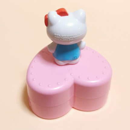 Sanrio Hello Kitty Pink Heart Case – 4" McDonald’s Toy (2004) (Pre-Owned)