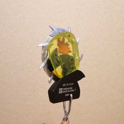 Bandai BLEACH RENJI ABARAI 3" Mini Figure w Mini Stand 2005 Anime Collectible