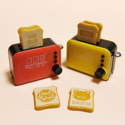 Pop-Up Toaster with Bread 2" Miniatures – Lot of 2 Dollhouse Food (Pre-Owned)