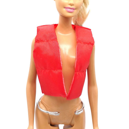 1/6 Scale Red Padded Vest Top – Casual Fashion (Pre-Owned)